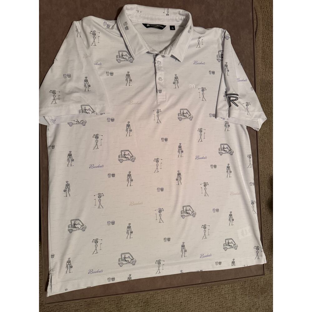 TravisMathew Men's Lost City Polo -XXL - Picture 3 of 9